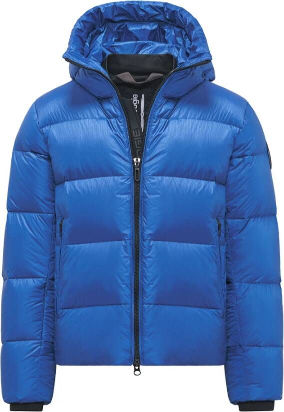 BomBoogie Helsinki Donsjas Puffy Micro-Ripstop Nylon Blauw Heren
