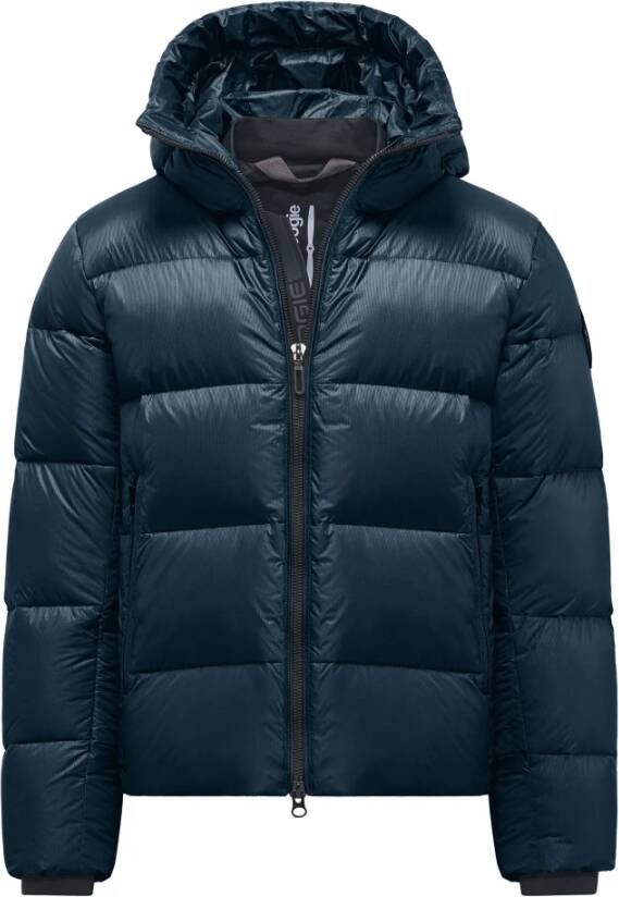 BomBoogie Puffy donsjack van Micro-Ripstop Nylon Blauw Heren