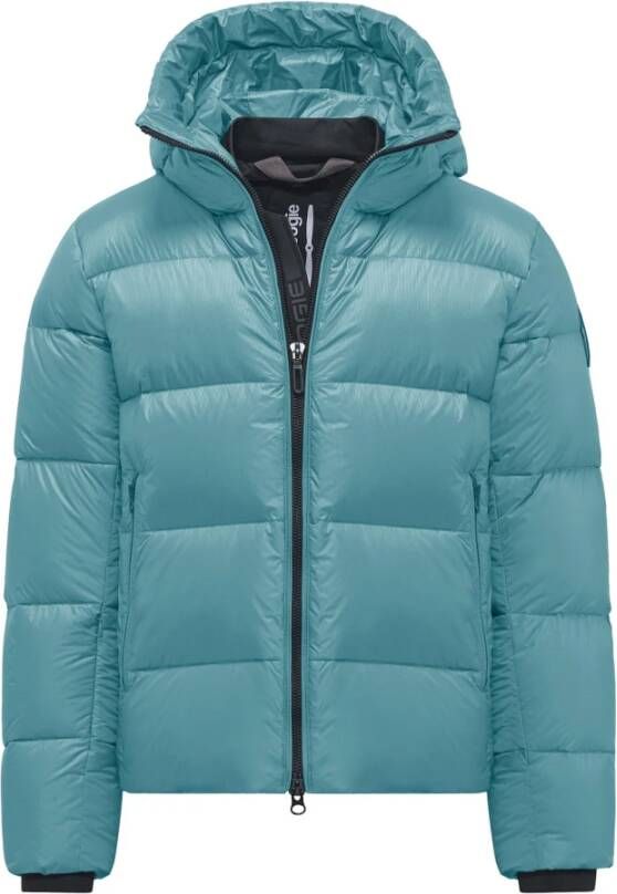 BomBoogie Helsinki Puffy Donsjas Micro-Ripstop Nylon Blauw Heren