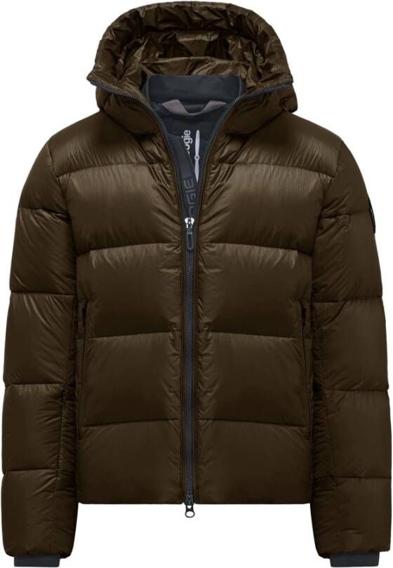 BomBoogie Helsinki Puffy Donsjas Micro-Ripstop Nylon Bruin Heren