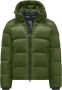 BomBoogie Helsinki Puffy Donsjas Micro-Ripstop Nylon Groen Heren - Thumbnail 1