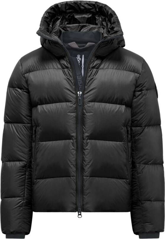 BomBoogie Helsinki Puffy Donsjas Micro-Ripstop Nylon Zwart Heren