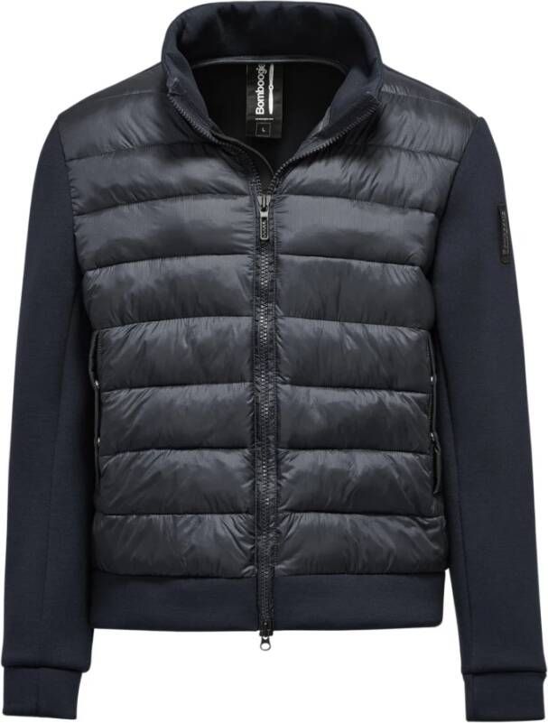 BomBoogie Heren Bimateriaal Jas met Neopreen en Nylon Ripstop Blauw Heren