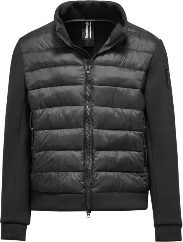 BomBoogie Heren Bimateriaal Jas met Neopreen en Nylon Ripstop Zwart Heren