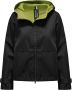 BomBoogie Hoodie met Contrasterende Voering Zwart Dames - Thumbnail 1