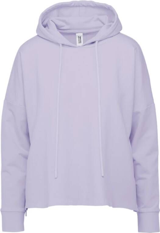 BomBoogie Hoodie met Zijritsopeningen Purple Dames
