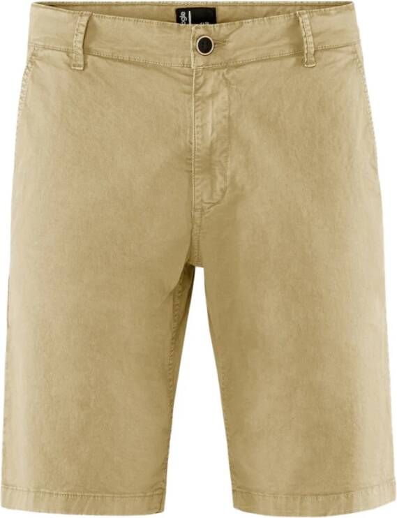 BomBoogie Casual Overhemden Beige Chino Shorts voor Heren Beige Heren