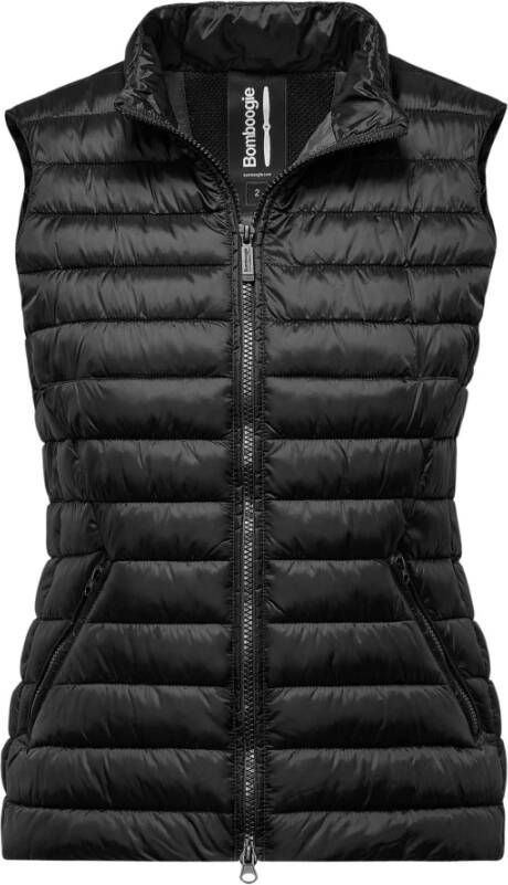 BomBoogie Korte Synthetische Gewatteerde Vest Zwart Dames