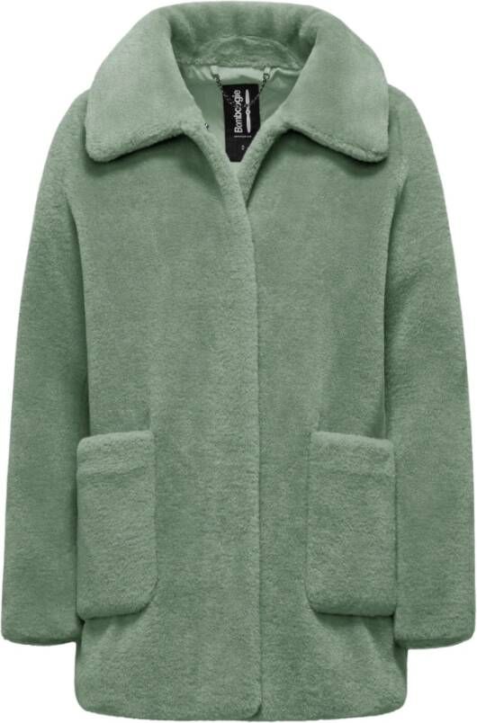 BomBoogie Lapin Effect Eco-Bontjas Groen Dames