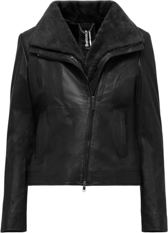 BomBoogie Leather Jackets Zwart Dames