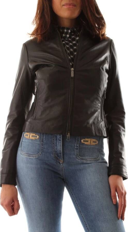 BomBoogie Leather Jackets Zwart Dames