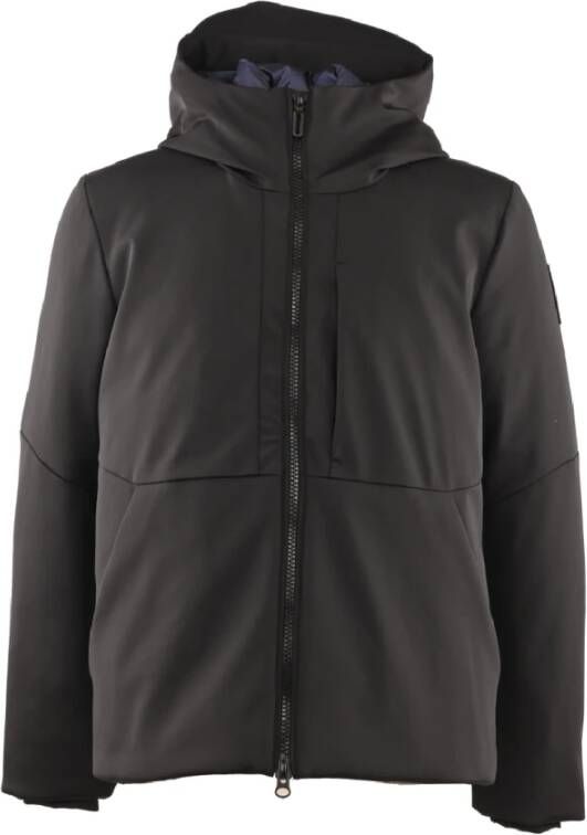 BomBoogie Gewatteerd Herenjack met capuchon Tokyo Jacket Black Heren