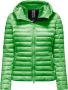 BomBoogie Bright Nylon Hooded Jacket with Synthetic Padding Groen Dames - Thumbnail 1