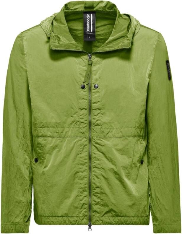 BomBoogie Veelzijdige Nylon Jas zonder Voering voor de Lente Groen Heren