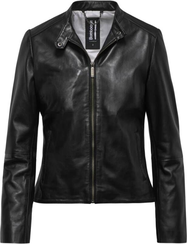 BomBoogie Luxe Leren Jas Zwart Dames