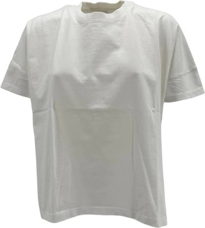 BomBoogie Modieuze Boxy Oversized T-shirt White Dames