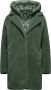 BomBoogie Odessa Overcoat Nepbontjas Groen Dames - Thumbnail 1