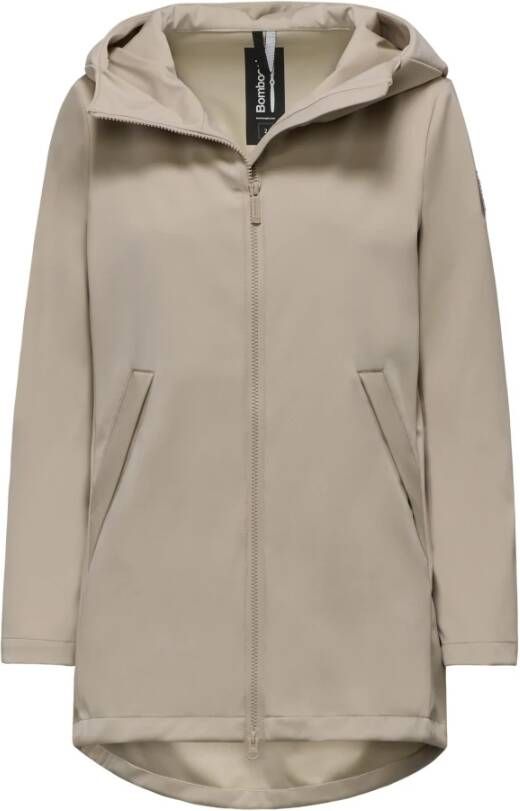 BomBoogie Ongevoerde parka met capuchon Grijs Dames