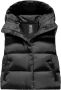 BomBoogie Ottawa Vest Korte dames donsvest van Bright Nylon Black Dames - Thumbnail 1