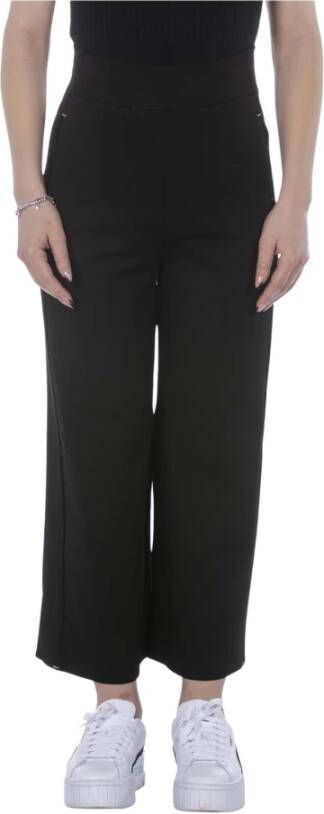 BomBoogie Zachte stretch fleece broek Black Dames