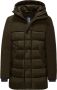 BomBoogie Parka van twee materialen met donsvulling Bruin Heren - Thumbnail 1