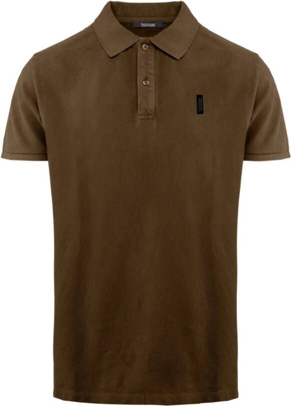 BomBoogie Piqué Katoenen Poloshirt Beige Heren - Foto 1
