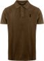 BomBoogie Piqué Katoenen Poloshirt Beige Heren - Thumbnail 1