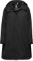 BomBoogie Regenbestendige Parka met Nylon Vest Zwart Dames - Thumbnail 1
