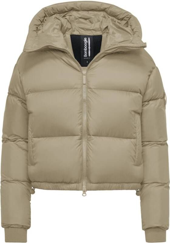 BomBoogie Riga Donsjas Gerecycled Nylon Beige Dames