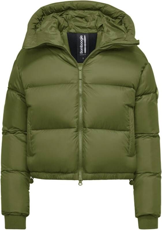 BomBoogie Riga Donsjas Gerecycled Nylon Groen Dames