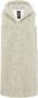 BomBoogie Sherpa Fleece Hooded Vest Beige Dames - Thumbnail 1
