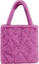 BomBoogie Sherpa Shopper Tas Purple Dames - Thumbnail 1