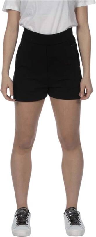 BomBoogie Trendy Katoenen Shorts voor Vrouwen Black Dames