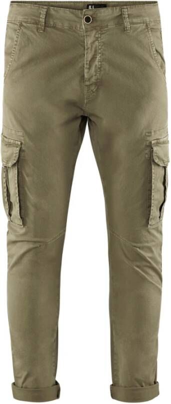 BomBoogie Slim Fit Cargo Trousers Groen Heren