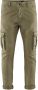 BomBoogie Slim Fit Cargo Trousers Groen Heren - Thumbnail 3