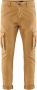 BomBoogie Slim Fit Cargo Trousers Beige Heren - Thumbnail 3