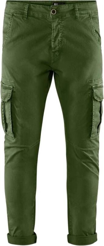 BomBoogie Slim Fit Cargo Trousers Groen Heren