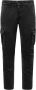 BomBoogie Slim Fit Cargo Broek Zwart Heren - Thumbnail 1