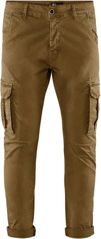 BomBoogie Slim Fit Cargo Trousers Bruin Heren