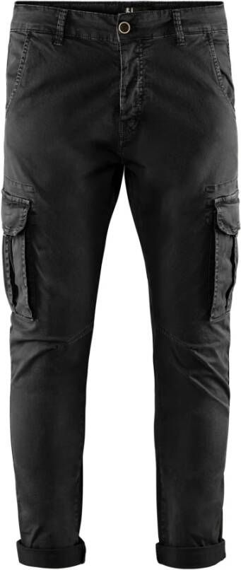 BomBoogie Slim Fit Cargo Trousers Zwart Heren