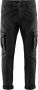 BomBoogie Slim Fit Cargo Trousers Zwart Heren - Thumbnail 1
