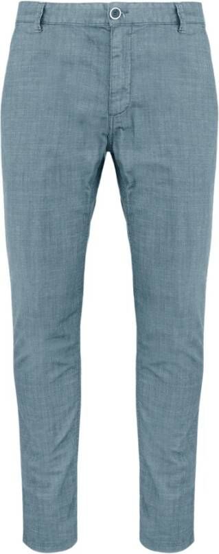 BomBoogie Slim Fit Chino Broek Blauw Heren