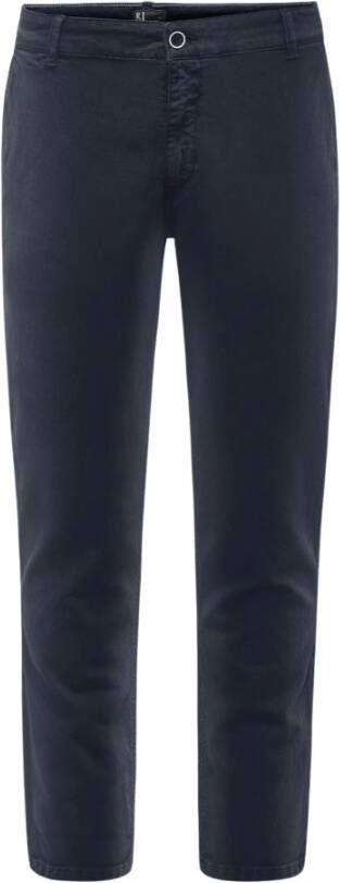 BomBoogie Slim Fit Chino Broek van Stretch Katoen Blauw Heren