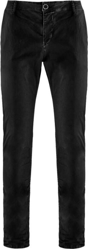 BomBoogie Slim Fit Chino Broek Zwart Heren