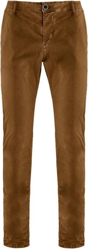 BomBoogie Slim Fit Chino Trousers Bruin Heren