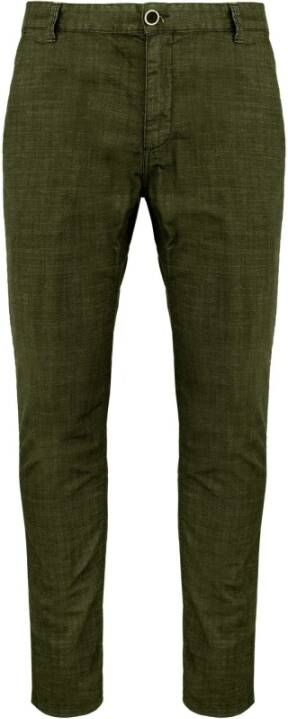BomBoogie Slim Fit Chino Trousers Groen Heren