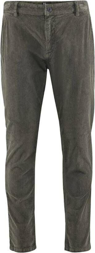 BomBoogie Slim Fit Corduroy Chino Broek Grijs Heren