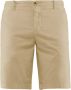 BomBoogie Slim Fit Stretch Katoenen Chino Bermuda Shorts Beige Heren - Thumbnail 1