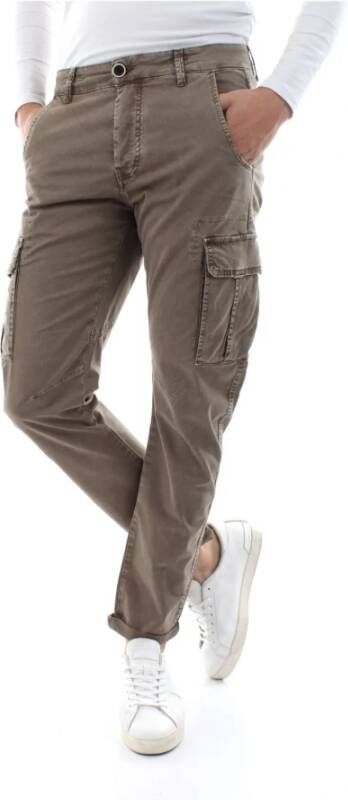 BomBoogie Slim Fit Cargo Trousers Groen Heren