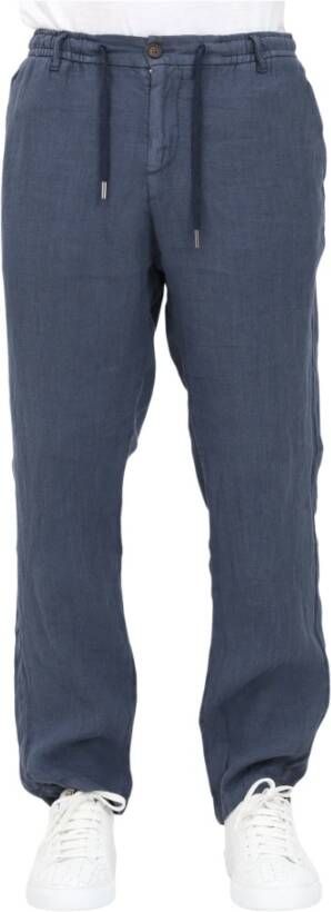 BomBoogie Stijlvolle Blauwe Broek voor Heren Blauw Heren